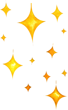 Yellow Star twinkle constellations,Hand-drawn watercolor painting illustration png