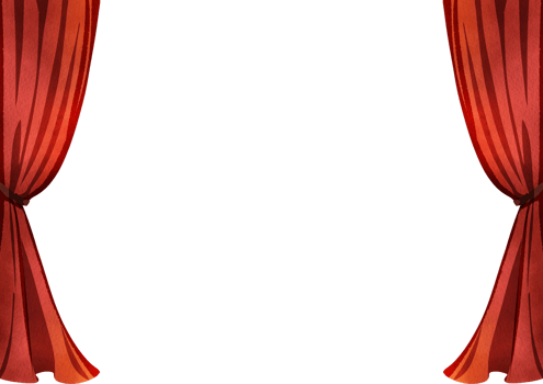 Red Long Drapes Tied, Hand Drawn Illustration Watercolor png