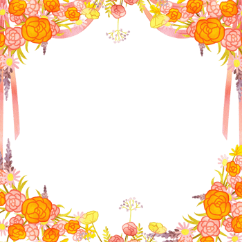 The Bride and Groom Kiss on Wedding Day and Flowers curtain decor, Hand Drawn Illustration Watercolor png