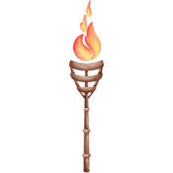 Cool Hawaiian torch png