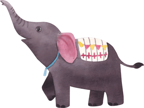 Animal happy concept hand drawn watercolor png