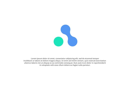 minimalist tech logo business vector