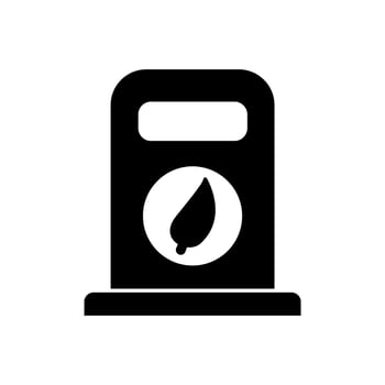 eco fuel concept line icon. Simple element illustration. eco fuel concept outline symbol design. vector