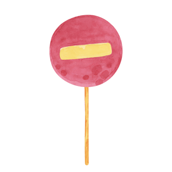 No entry sign in cartoon style, featuring a red circle with a yellow horizontal line. This watercolor clipart is ideal for educational materials, road safety guides, or traffic-related projects png