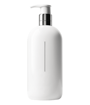 Realistic White Bottle Mockup png
