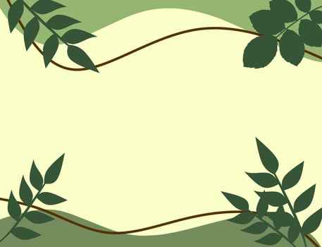 Green background illustration vector