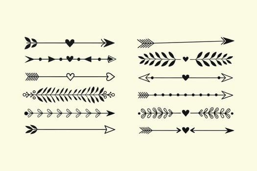 Charming Decorative Divider vector