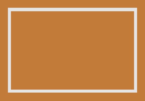 Minimalist Orange color frame design perfect for showcasing artwork, photos, or text vector