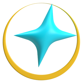 Star Sparkle 3D Element png