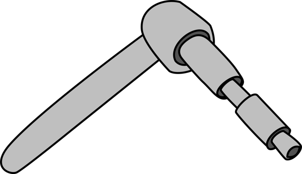 Metal Torque wrench png