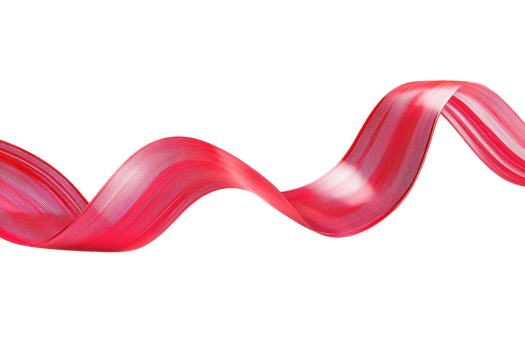 Dynamic abstract red swirl on a transparent background. symbolizing energy, motion, and creativity. Perfect for art and design projects. png