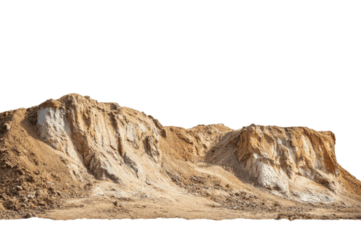 A rugged sandstone cliff face showcasing intricate geological layers and textures, highlighting natural erosion and weathering processes. png
