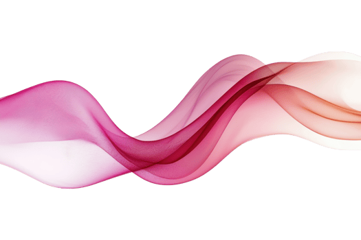Elegant abstract pink and red wave design on transparent background. perfect for backgrounds, wallpapers, and design concepts. png