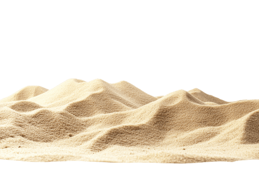 Close-up of golden sand dunes creating smooth waves and texture, perfect for backgrounds in travel or nature-related projects. png