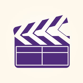 Movie board trendy artwork lovely abstract illustration colorful practical design vector