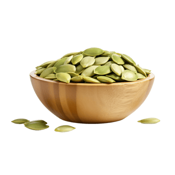 Pumpkin seeds isolated on transparent background png