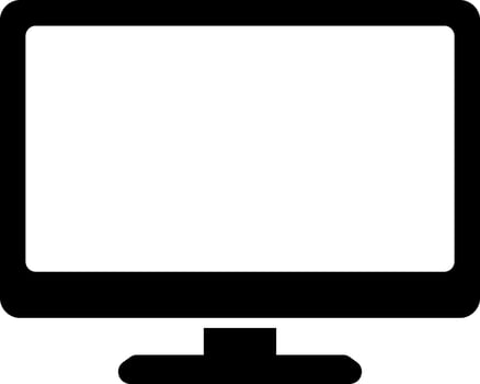 Computer monitor clipart vector