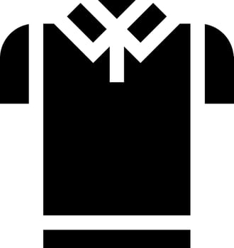 A black and white shirt with a collar vector