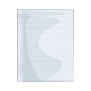 Illustration of paper vector