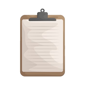 Illustration of clipboard vector