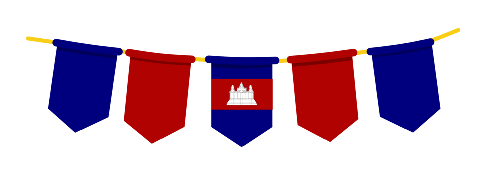 Illustration of thailand festive flag png