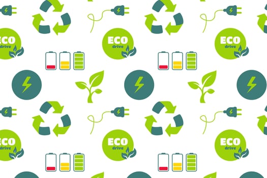 Eco Concept Pattern Background vector