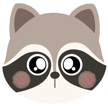 Raccoon, cartoon, hand drawn png