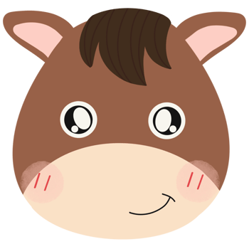 Horse, cartoon, animal png