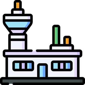 Airport illustration design vector