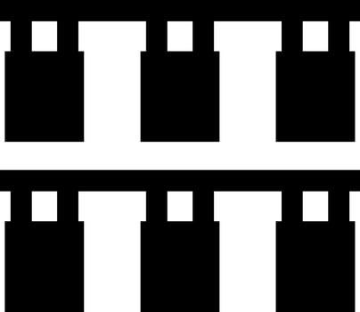 A black and white image of a black and white square vector