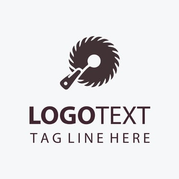 Precision Craft Carpenter Saw Logo vector