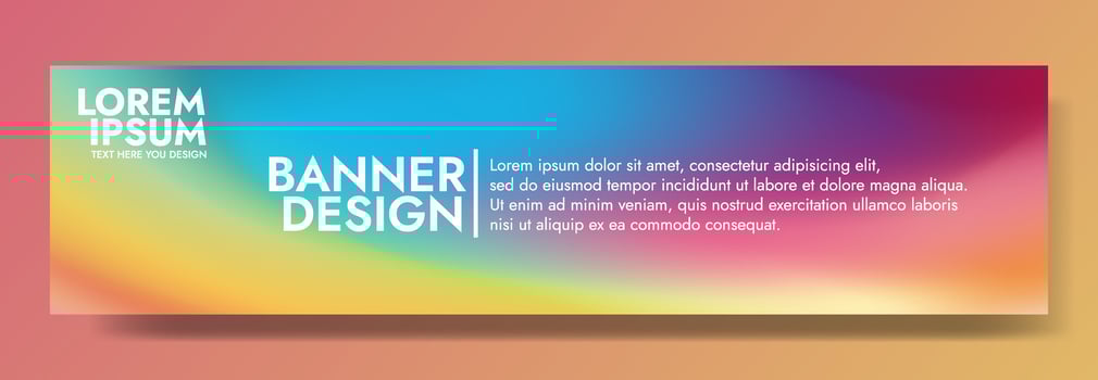 Modern Gradient Background Design With Text vector