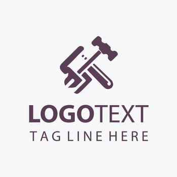 Timber Pro Carpenter Saw Logo vector