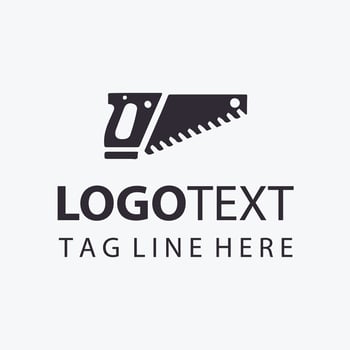 Prime Edge Carpenter Saw Logo vector