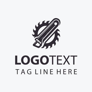 Edge Master Carpenter Saw Logo vector