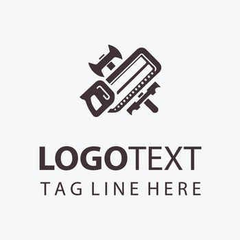 Logo with Knife vector