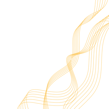 Yellow line wave art design modern png