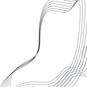 Abstract blue color wave element for design png