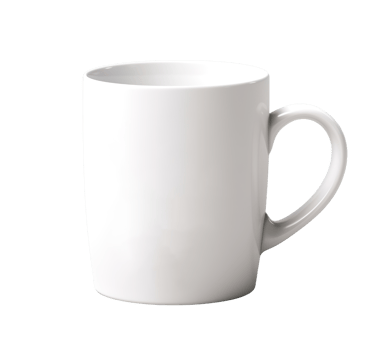 Empty White Coffee cup mockup featuring a white tea mug isolated on transparent background png