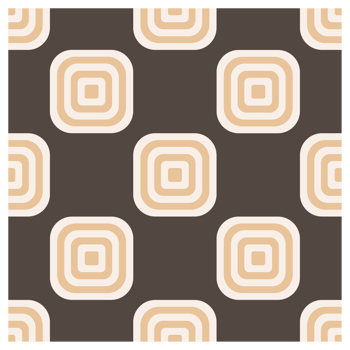 Seamless Retro Squares Brown And Cream Repeating Surface Pattern png