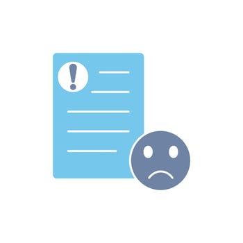 complaint concept line icon. Simple element illustration. complaint concept outline symbol design. vector