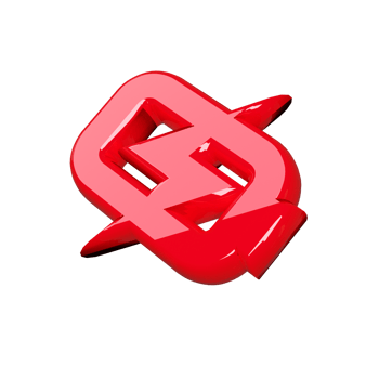 3D Render of Thunder Icon Power and Energy Symbol png