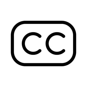 Subtitle Icon Symbol Design Illustration vector