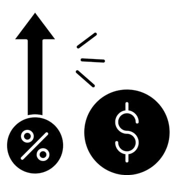 Sales Up Icon vector
