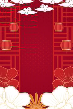 vertical banner illustration for happy chinese new year vector