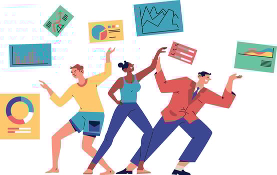 Crowd Funding Illustration vector