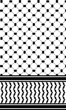 Wallpaper keffiyeh pattern palestine scarf vector