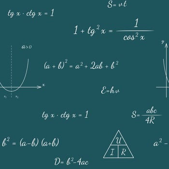 Mathematics formula pattern vector