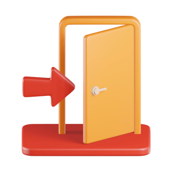 Entrance Gateway 3D Icon png
