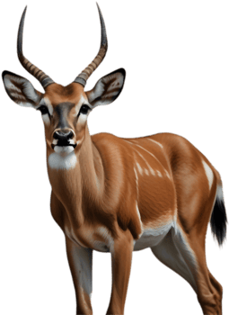 Graceful Impala Clipart Perfect for Wildlife-Themed Projects. . png